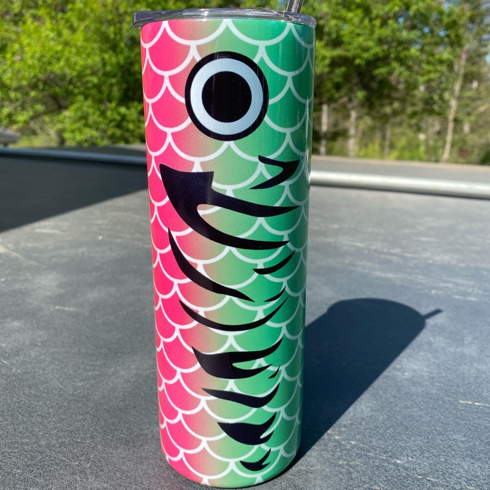 20oz fishing lure tumbler